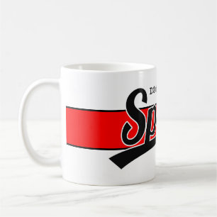 Mug Texte Design : SPORTS black + your own text & idea
