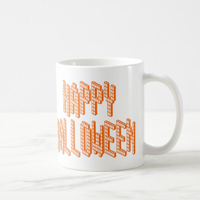 Mug Texte du blox d'Halloween (Droite)