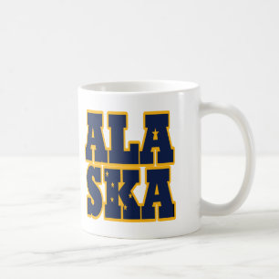 Mug Texte du drapeau de l'État de l'Alaska