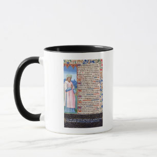 Mug Texte du Magnificat avec un portrait de