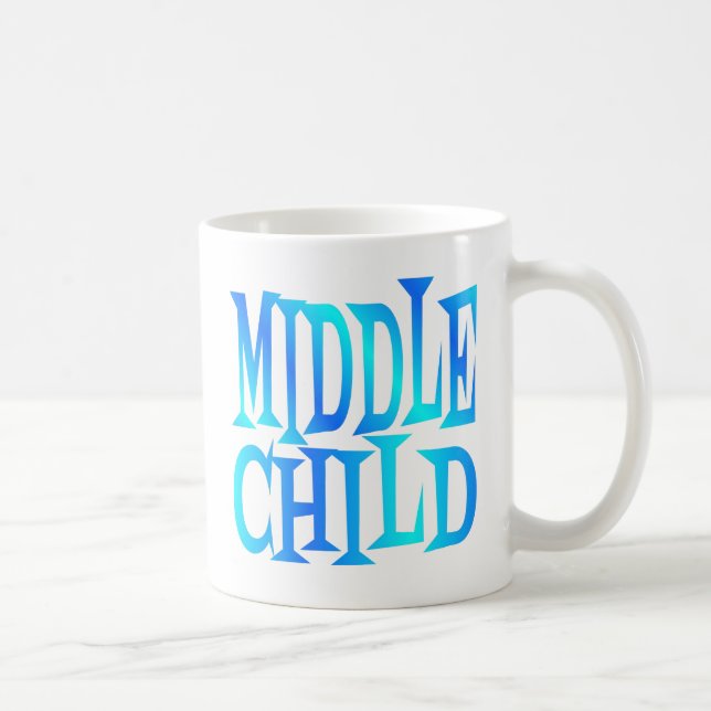 Mug Texte enfant moyen en bleu (Droite)