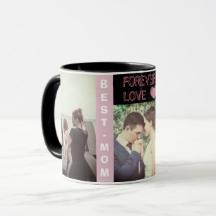 Mug Texte et photo à la mode modernes faits sur