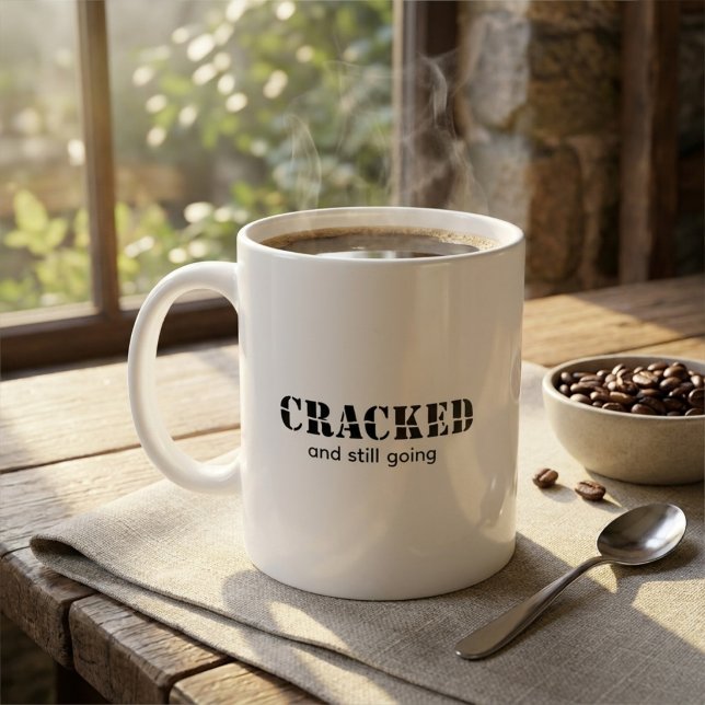 Mug Texte Inspirant Personnalisé Fêlé  (Créateur téléchargé)