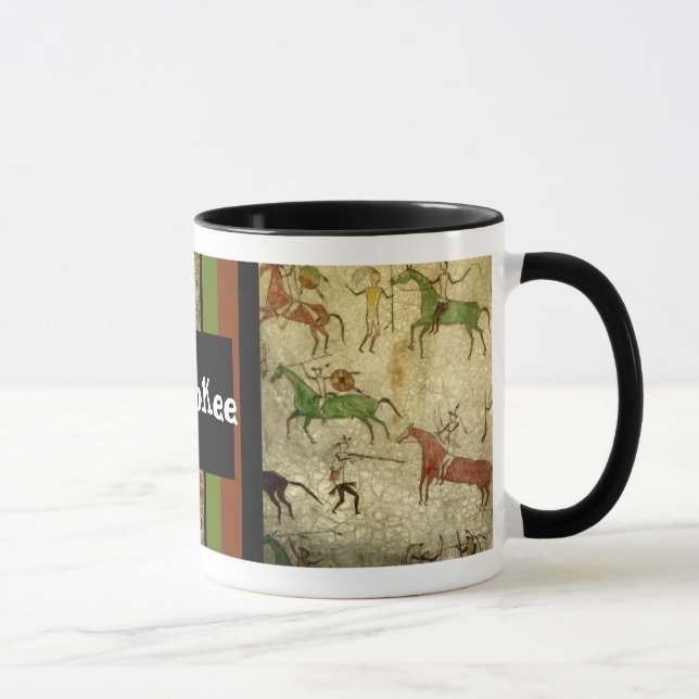 Mug Texte personnalisable indien (Droite)
