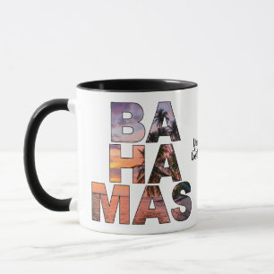 Mug Texte personnalisé BAHAMAS muettes