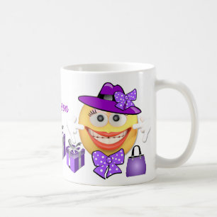 Mug Texte personnalisé Boutique souriante Emoji