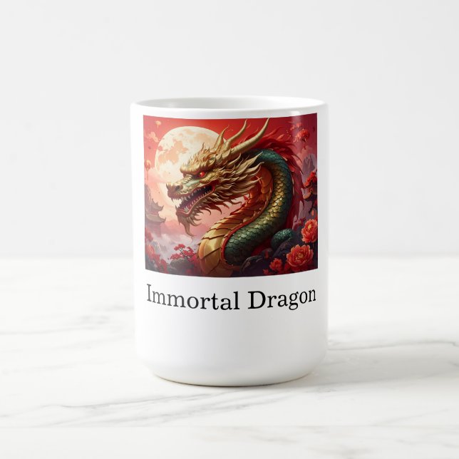 Mug Texte personnalisé Dragon (Centre)