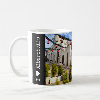 Mug Texte personnalisé, maisons trulli en Alberobello