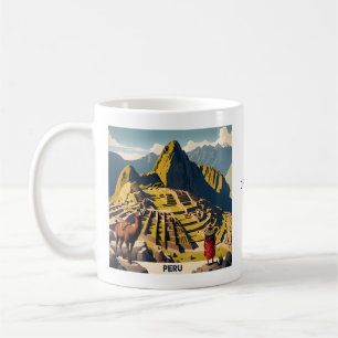 Mug Texte personnalisé Pérou Machu Picchu