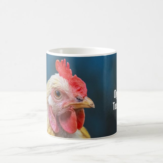 Mug Texte personnalisé Poulets (Centre)