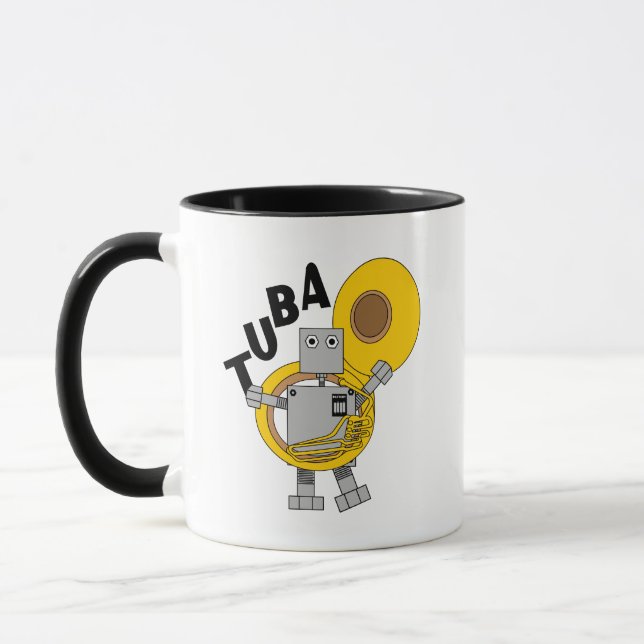 Mug Texte Robot Tuba (Gauche)