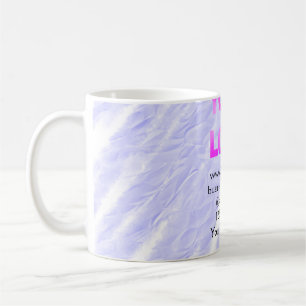 Mug texte simple minimal ajoutez votre logo/dessin ici