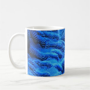 Mug textile bleu
