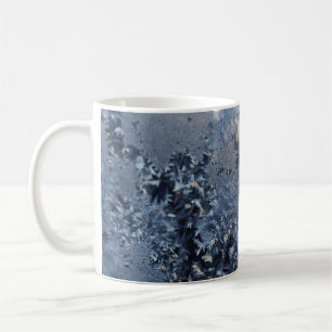 Mug textile floral noir et blanc