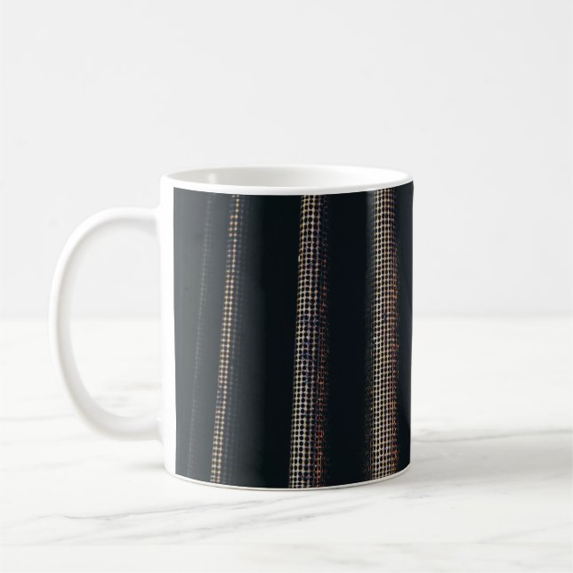 Mug textile noir et gris (Gauche)