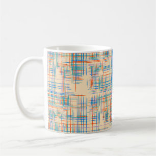 Mug Texture Abstraite avec bandes de croisement. Pat m