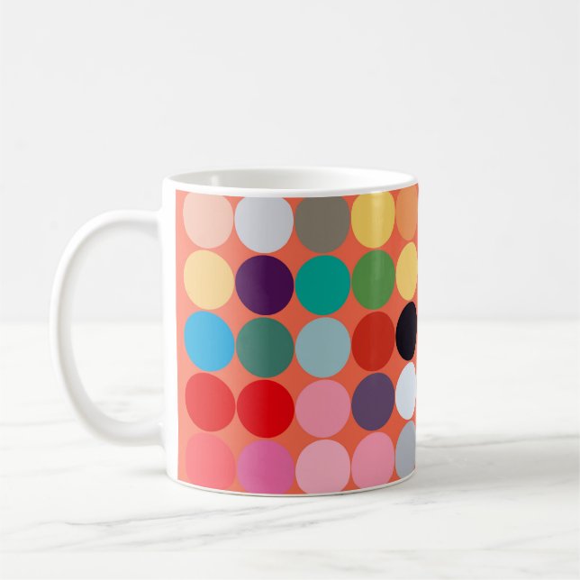 Mug texture artistique Abstraite. Texture colorée. Art (Gauche)