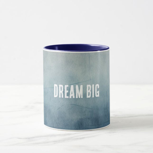 Mug Texture ciel gris bleu (Centre)