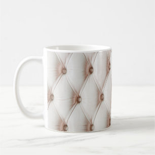 Mug Texture classique en cuir de luxe, vieille couleur