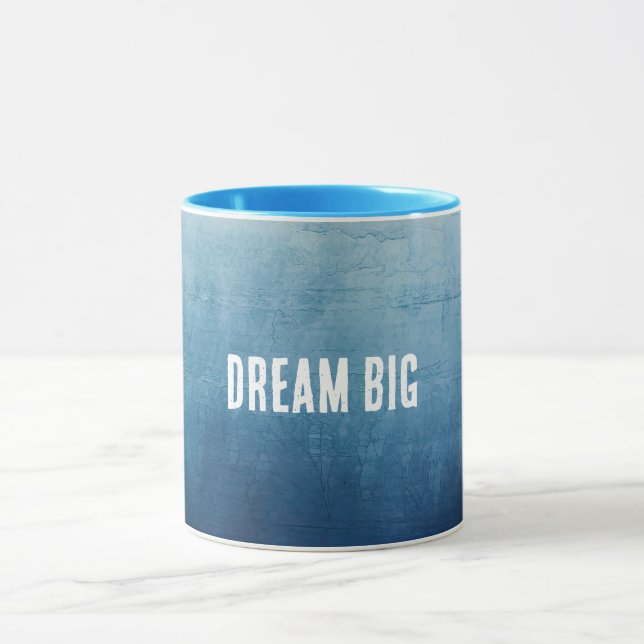 Mug Texture de ciel bleu (Centre)