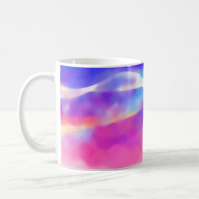 Mug texture de conception art numérique arrière - plan (Gauche)