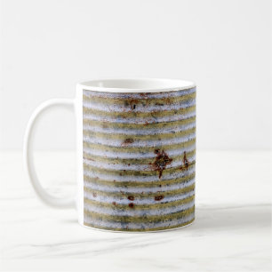 Mug texture de grunge de zinc rouille, texture de zinc