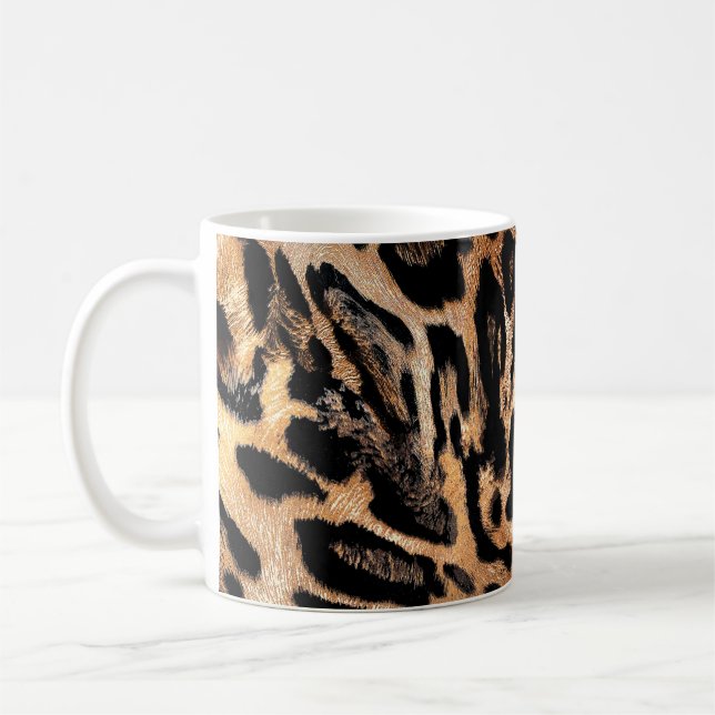 Mug Texture de peau de léopard (Gauche)