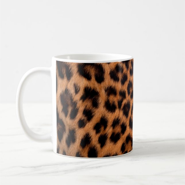 Mug Texture de peau de léopard : Parcelle de tache léo (Gauche)