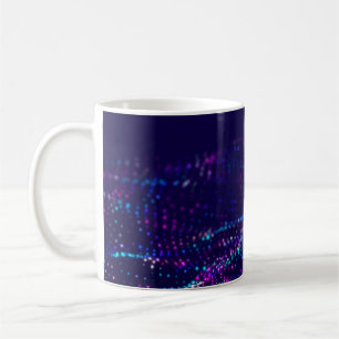 Mug texture de peinture à l'huile abstraite sur toile,