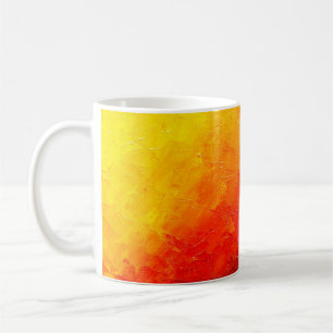Mug texture de peinture à l'huile abstraite sur toile,