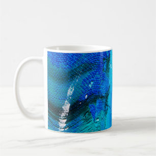 Mug Texture de peinture à l'huile Abstraite sur toile,
