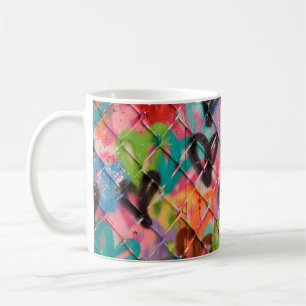 Mug Texture de peinture Abstraite Spray Arrière-plan,