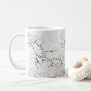 Mug Texture de pierre blanche 