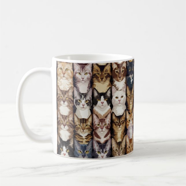 Mug Texture des chats (Gauche)