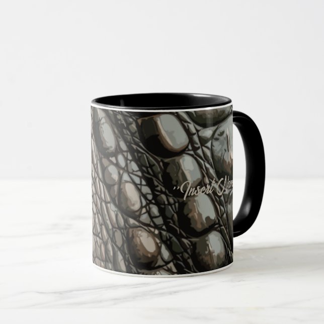 Mug Texture du générateur (Devant droit)