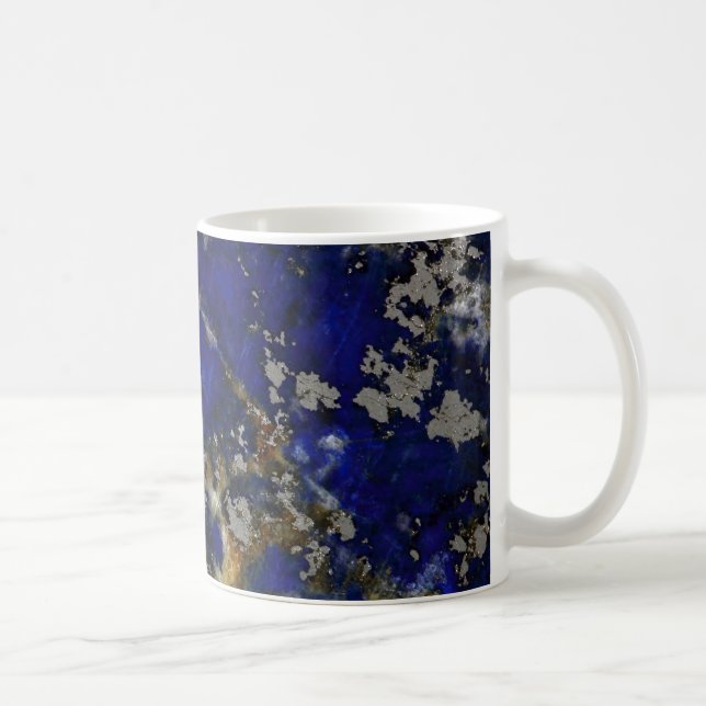 Mug Texture en pierre : Lazulite de Lapis (Droite)