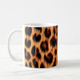 Mug Texture léopard, motif sans couture d'animal afric