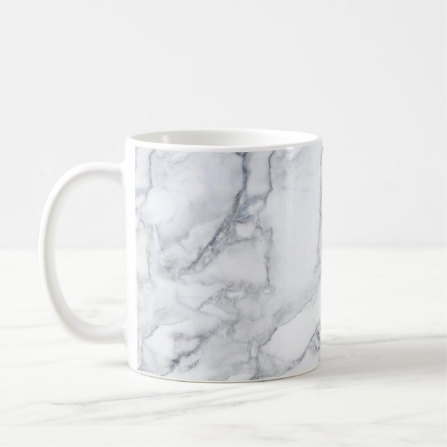 Mug Texture Marbre blanc (Gauche)