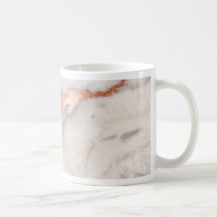 Mug Texture rose en marbre d'or