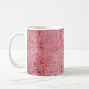 Mug Texture vintage scrapbook rose