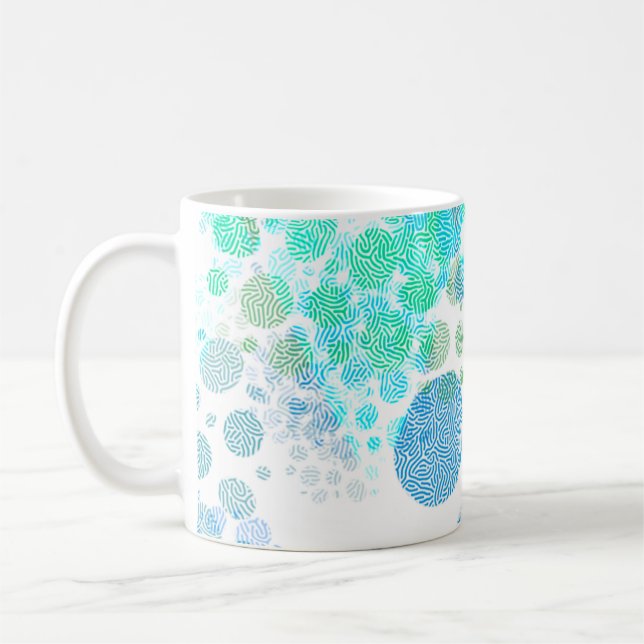 Mug Textured Polka Dot (Gauche)
