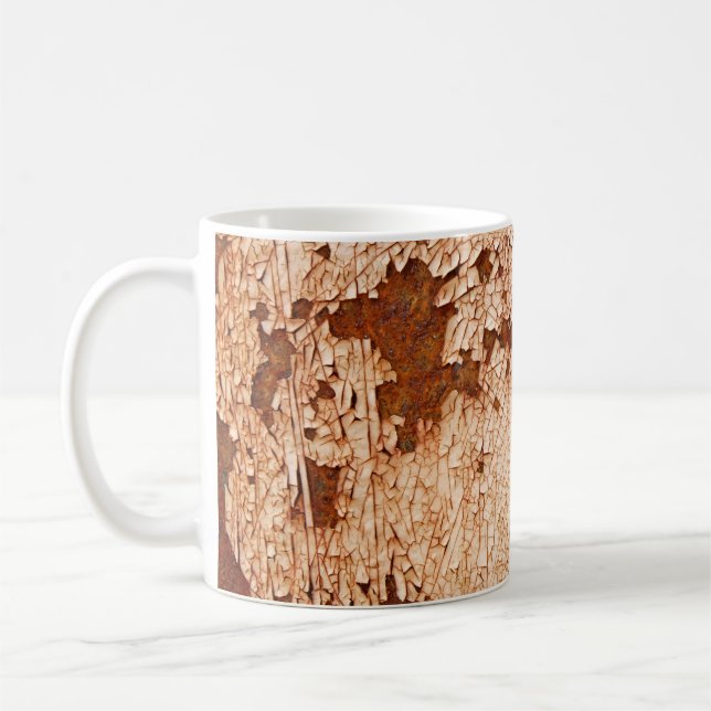 Mug Textures de rouille : arrière - plan de surface pa (Gauche)