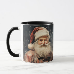 Mug Textures en gras, Noël rétro