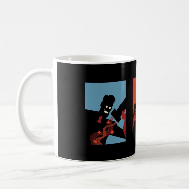 Mug TF2 Musique de triptyque de médecine rouge (Gauche)