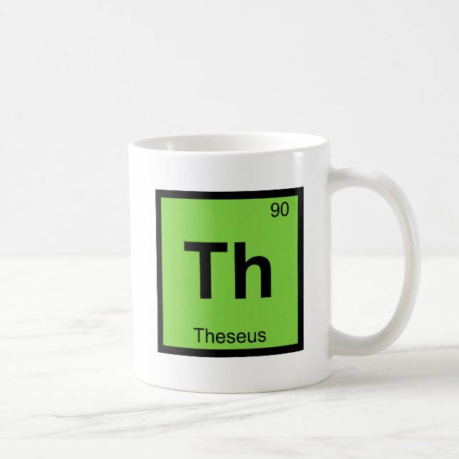 Mug Th - Thésée Chimie Grecque Tableau Périodique (Droite)