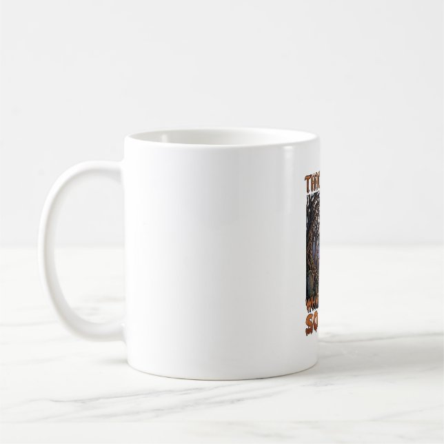 Mug Thackery Binx Chat Noir Halloween Cimetière Chauve (Gauche)
