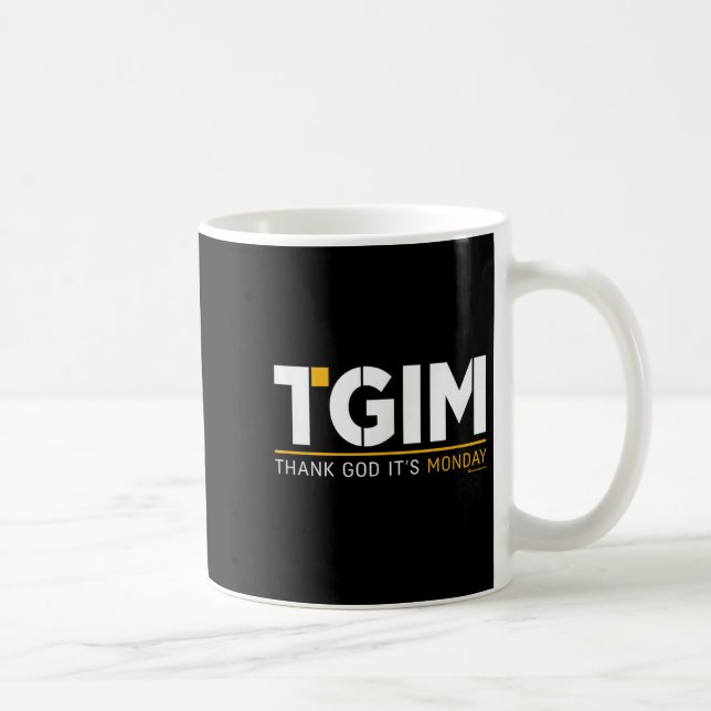 Mug Thank God, It's Monday_ A Funny Twist On Workplace (Droite)