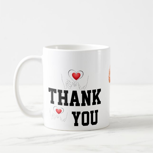 Mug Thank You Many Thanks With Thanks Sincere Thanks T (Gauche)