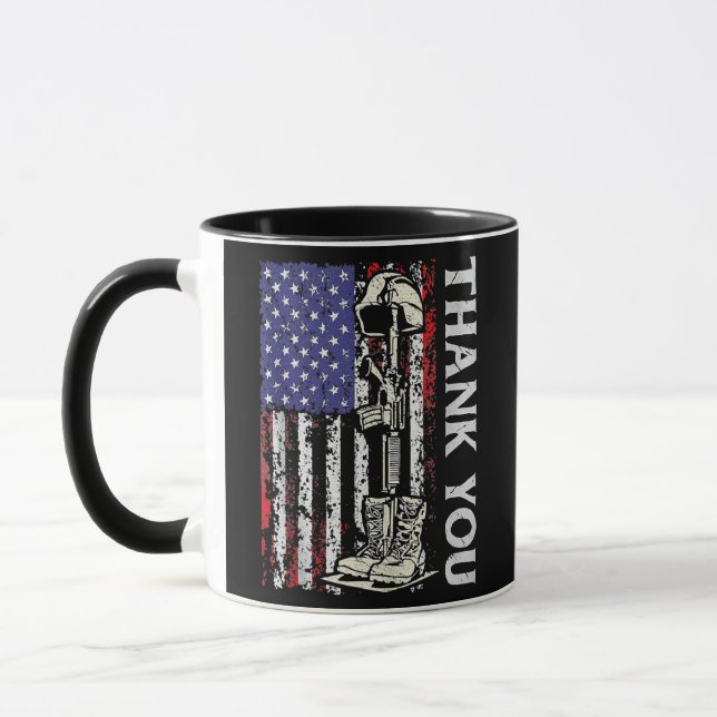 Mug Thank You Patriotic (Gauche)