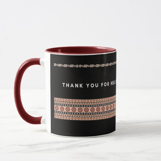Mug Thank you to School Principal (Gauche)
